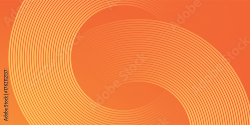 Abstract orange background with diagonal lines. Dynamic shapes composition eps 10