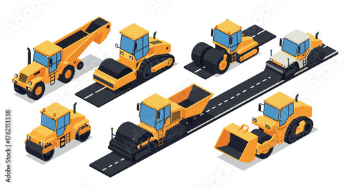 Creative home pottery studio with isometric workspaces and laptop projects in cozy design