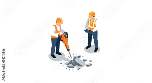 Creative pottery workshop isometric art featuring clay vases, bowls, and tools with a laptop interface