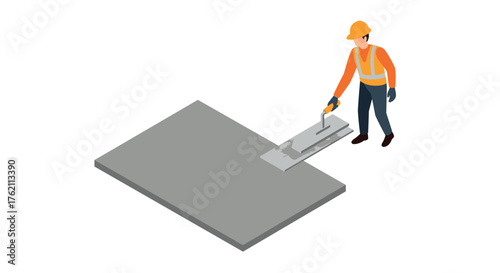 Isometric pottery and craft supplies creative 3d art set with clay and tools