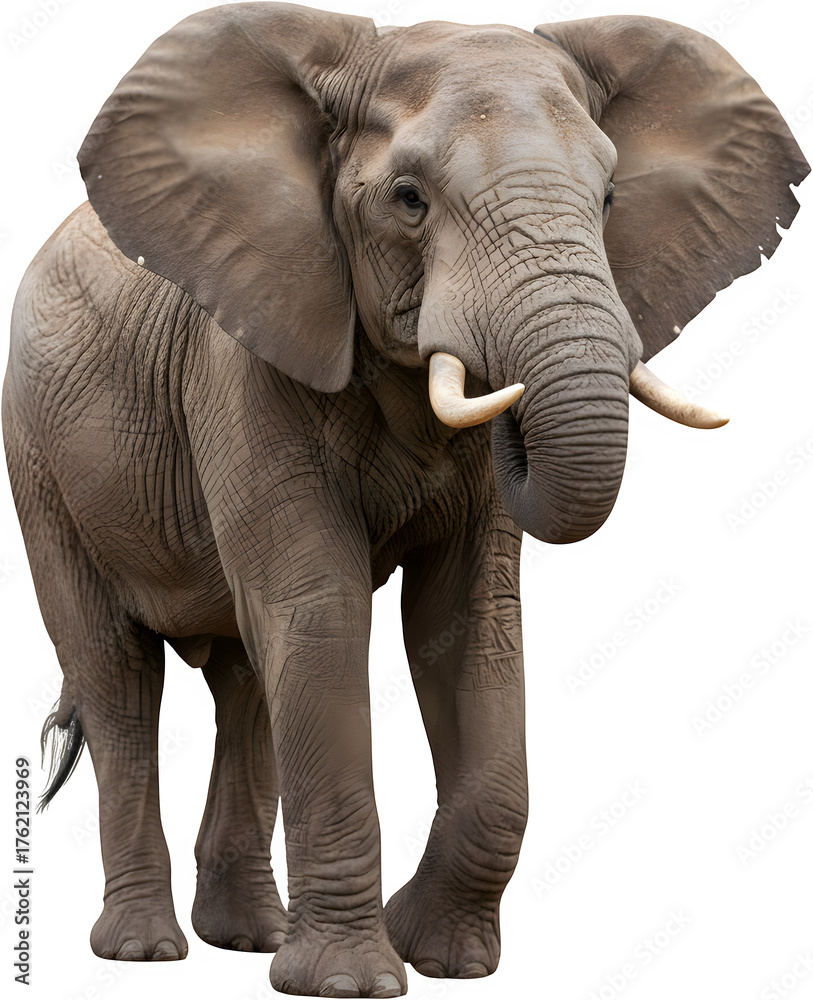 Obraz premium elephant isolated on white