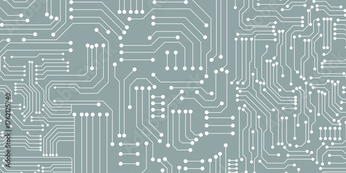 Printed circuit board. Abstract futuristic circuit board. Hi tech digital circuit board. Futuristic technology design elements. Vector illustration. eps10