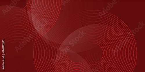 White circle geometric red abstract background. pattern background eps10