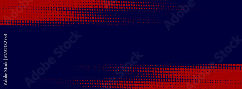 Abstract blue banner design red vector, dynamic sporty horizontal background template for your business.