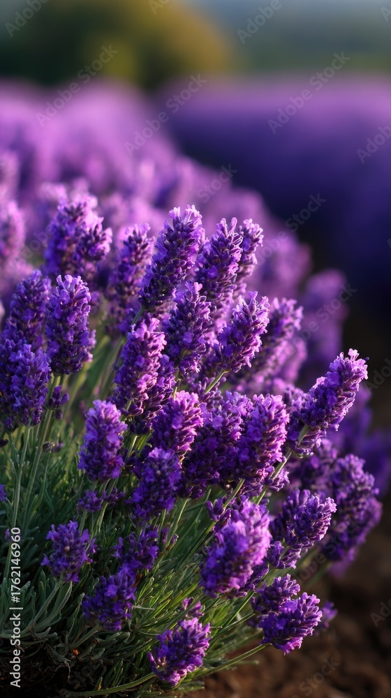 Obraz premium Lavender Fields in Afternoon Light 