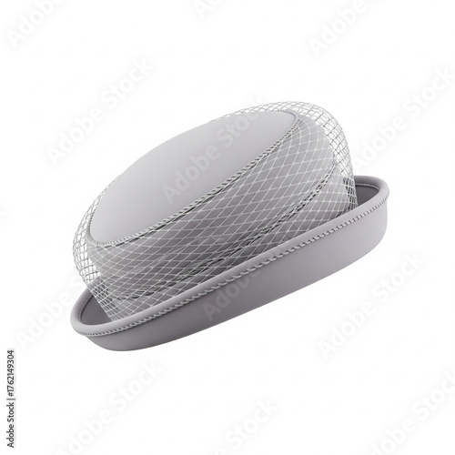 Elegant 3D Collection of Stylish Autumn Women’s Hats - Pillbox Hat.