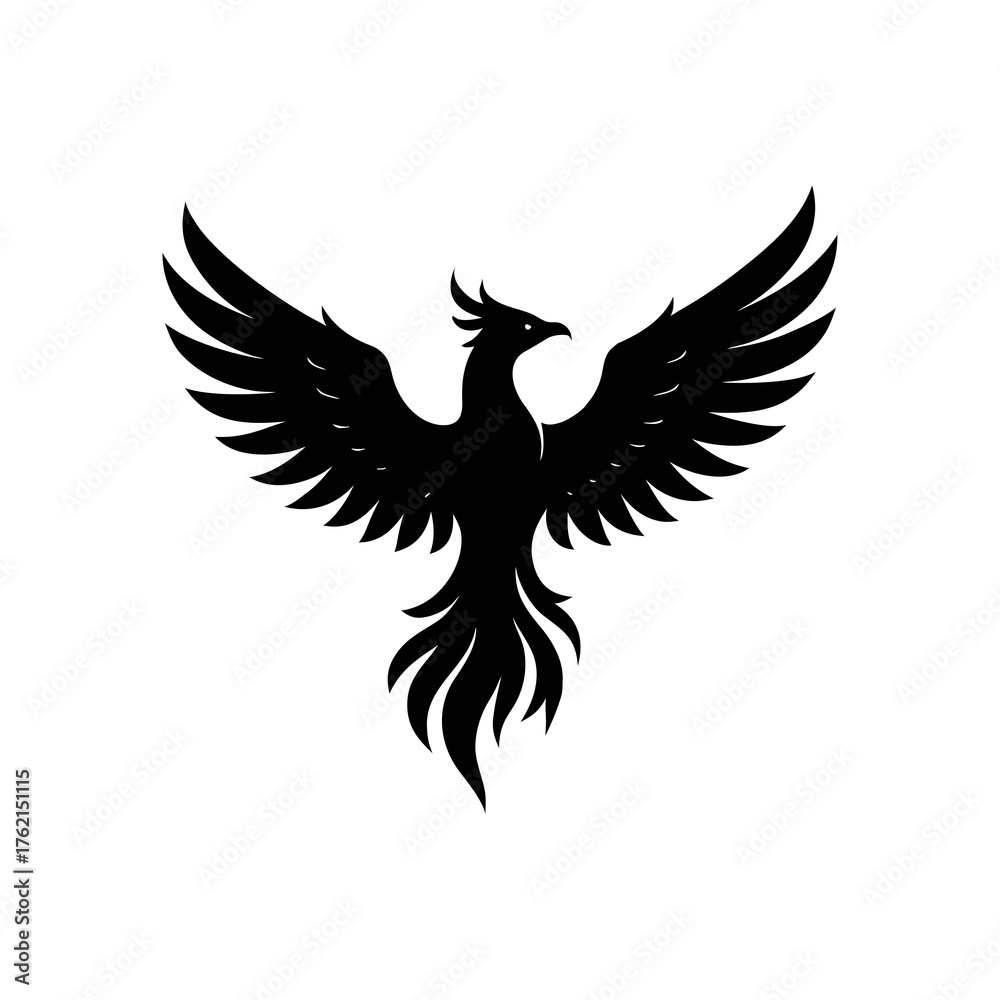 Fototapeta premium Rise of the Shadow Phoenix