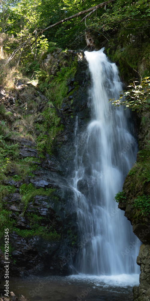 Obraz premium Todtnau im Schwarzwald , Deutschland, mit seinem beeindruckenden Wassefall