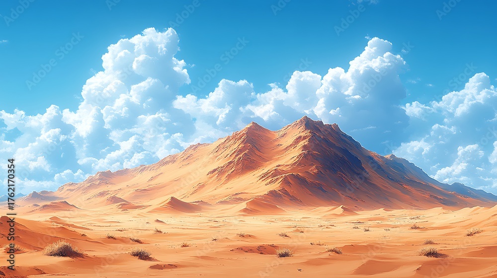 Fototapeta premium Desert mountain landscape