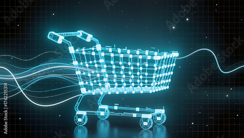 Exploring the future of shopping with a digital cart design