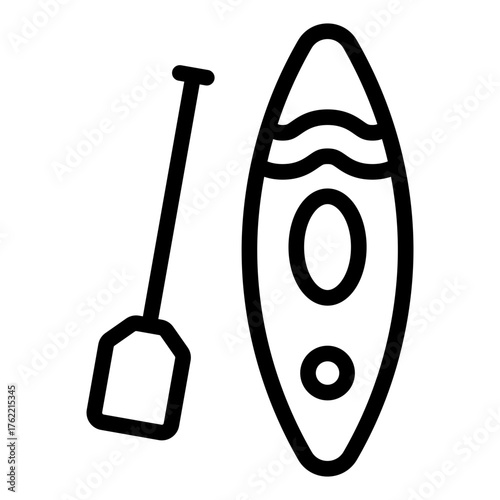 Paddle surf icon
