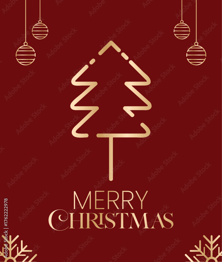 Naklejka premium Christmas Tree