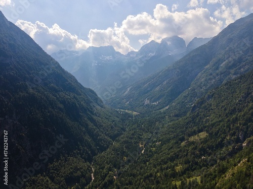 valley between the mountains