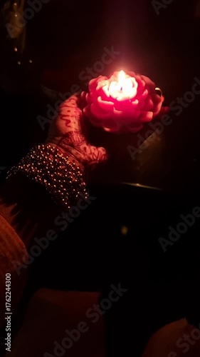 candle in the dark