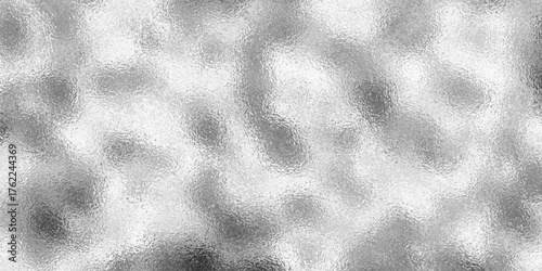 black and white fur background. white foil background. Platinum metallic texture. Modern vector background. Water drops on glass.
