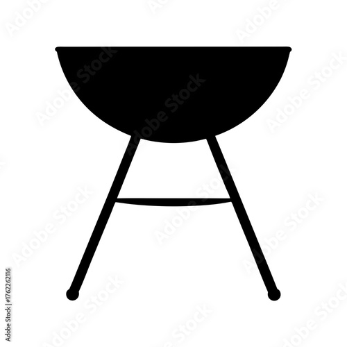 Portable grill vector illustration icon scalable svg graphic design element
