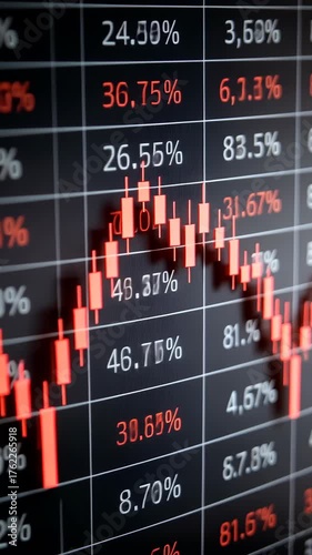 Charts reveal the ups and downs of stock prices, highlighting key trading moments and market changes throughout the day