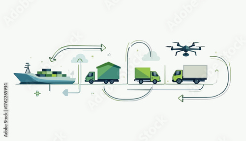 Global Logistics and Digital Supply Chain Network
