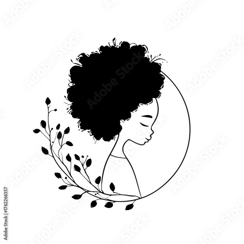 Environmentalist. Environmentalist simple black and white line art vector logo