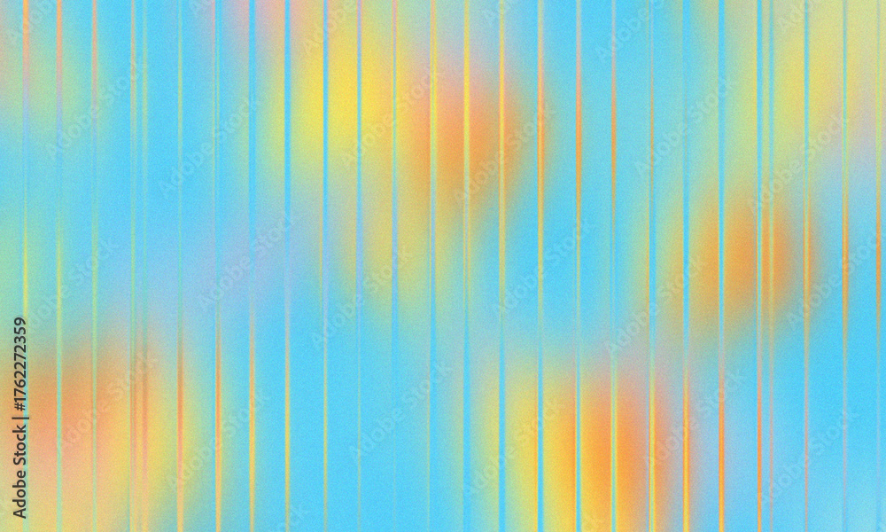 Obraz premium A vibrant abstract background featuring a harmonious blend of blue, yellow, and orange hues, creating a visually stunning effect