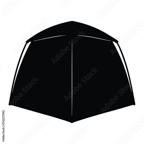 Modern tent vector illustration scalable eps for outdoor adventures camping recreation
