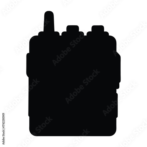 Scalable vector illustration icon of a modern walkie talkie eps file