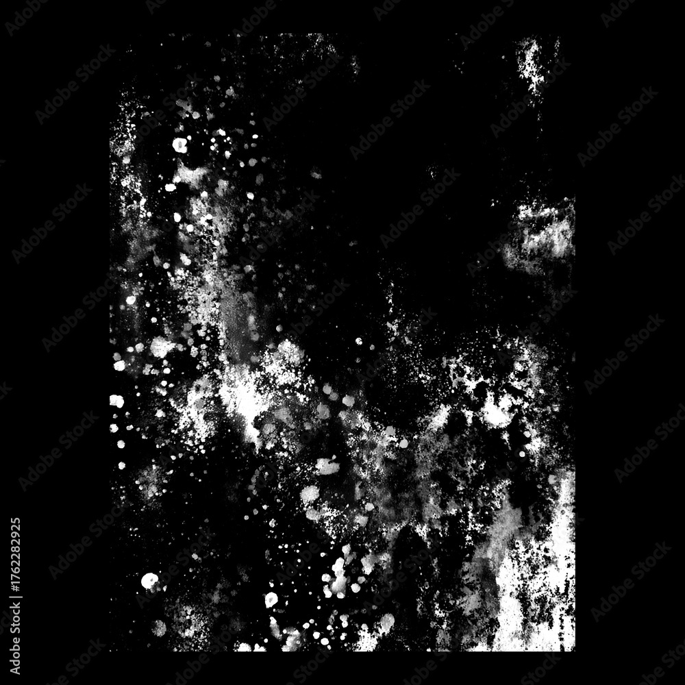 Obraz premium Rust Stain Alpha Channel, Transparent Oxidized Texture