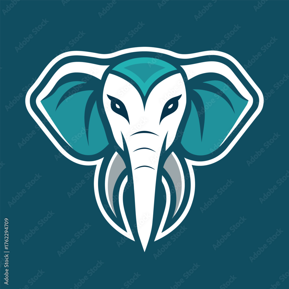 Fototapeta premium striking mountain peak logo with star, symbolizing adventure and achievement, perfect for outdoor brands, travel agencies, and sports teams