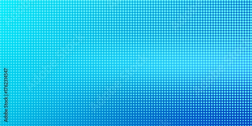 Halftone background with dots. Blue pop art pattern in comic style. Colorful dot texture. Vector illustration