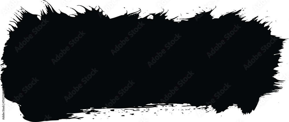 Fototapeta premium Abstract grunge texture with black speckles and horizontal lines on a white background