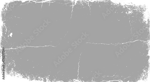 Abstract grunge texture with black speckles and horizontal lines on a white background