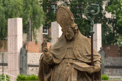 Obraz na plátně Święty Stanisław - patron Polski
