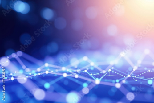 Complex Network Connections Technology background