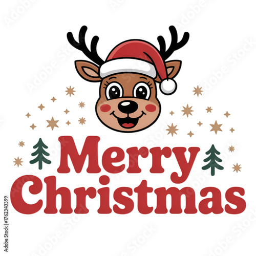merry christmas reindeer