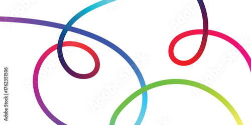 Vibrant, flowing abstract lines with bright gradient colors create a modern, dynamic background perfect for creative projects and eye catching presentations