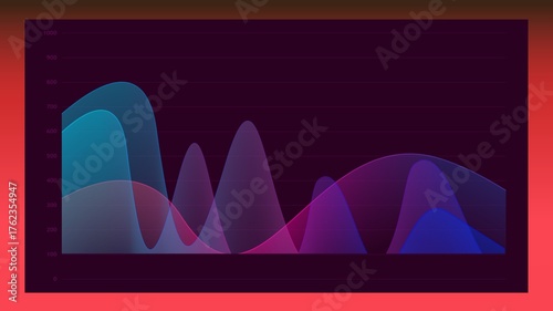 Metrics Line Graph Analytics Vector