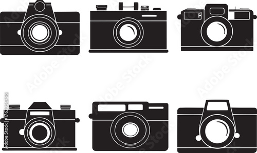 Camera Silhouette Set – Classic