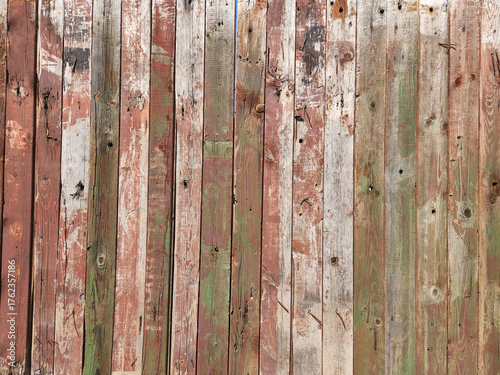 Distressed, weathered planks. Panel made from old planks. Vintage background