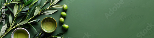 A banner image of olive branch and bowl.