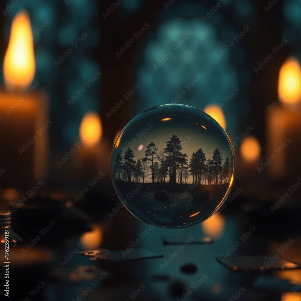 Fototapeta premium World in a Drop: The Fragility of Nature