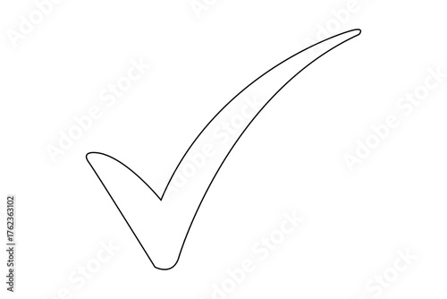 check mark icon transparent background online payment sent icon concept, transparent background png file type stock photo