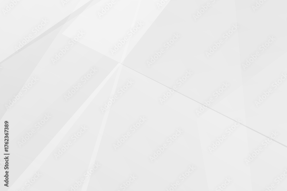 Obraz premium Minimal white and grey geometric background with polygons and gradients, vector EPS 10.