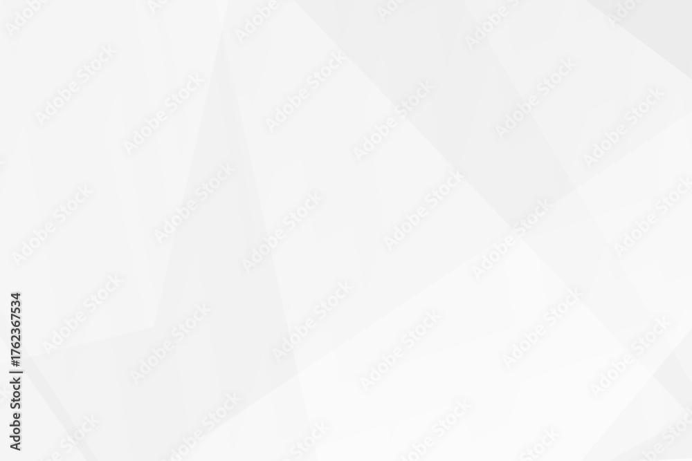 Obraz premium Minimal white and grey geometric background with polygons and gradients, vector EPS 10.