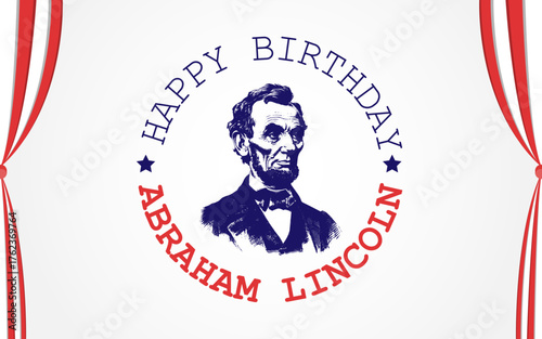 Happy lincoln's birthday wallpaper, Abraham Lincoln Birthday Stock Photos, Happy Lincoln's Birthday  Background Vector Illustration