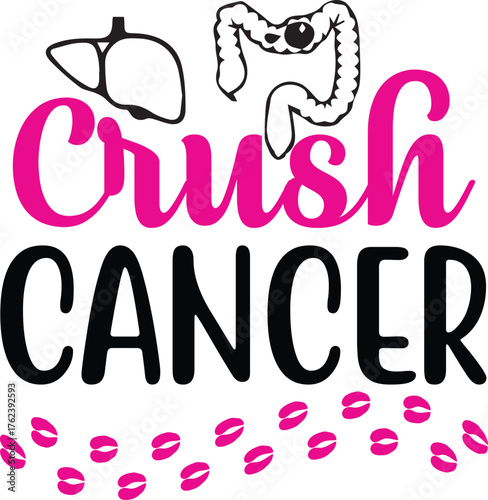 crush cancer design pin culure