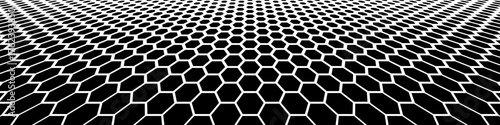 Half tone gradient hexagon fade vector texture background for banner, web site, poster, bussines card, visualization big data. Futuristic honeycomb abstract backdrop 10 eps