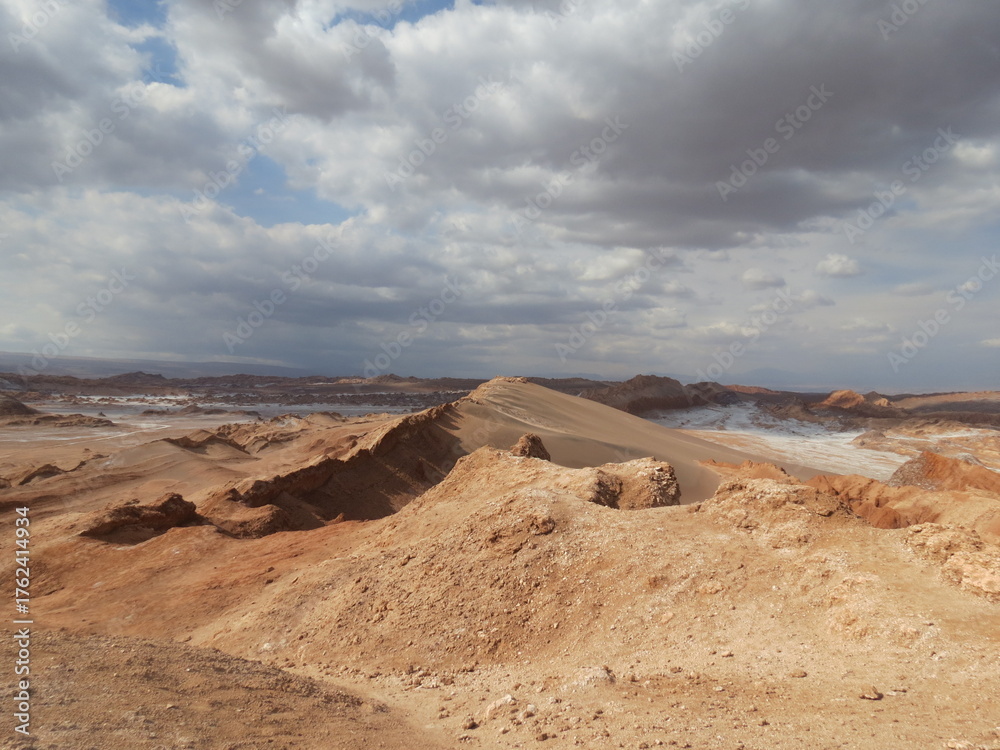 Naklejka premium Vallecito, Atacama Desert. Deserto Do Atacama.