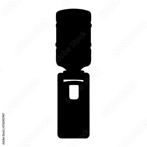Vector art of water cooler a refreshing source of hydration for offices, gyms, and homes, providing convenient access to clean drinking water