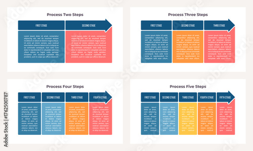 Business infographic template. Banner charts with options, steps. Vector chart.