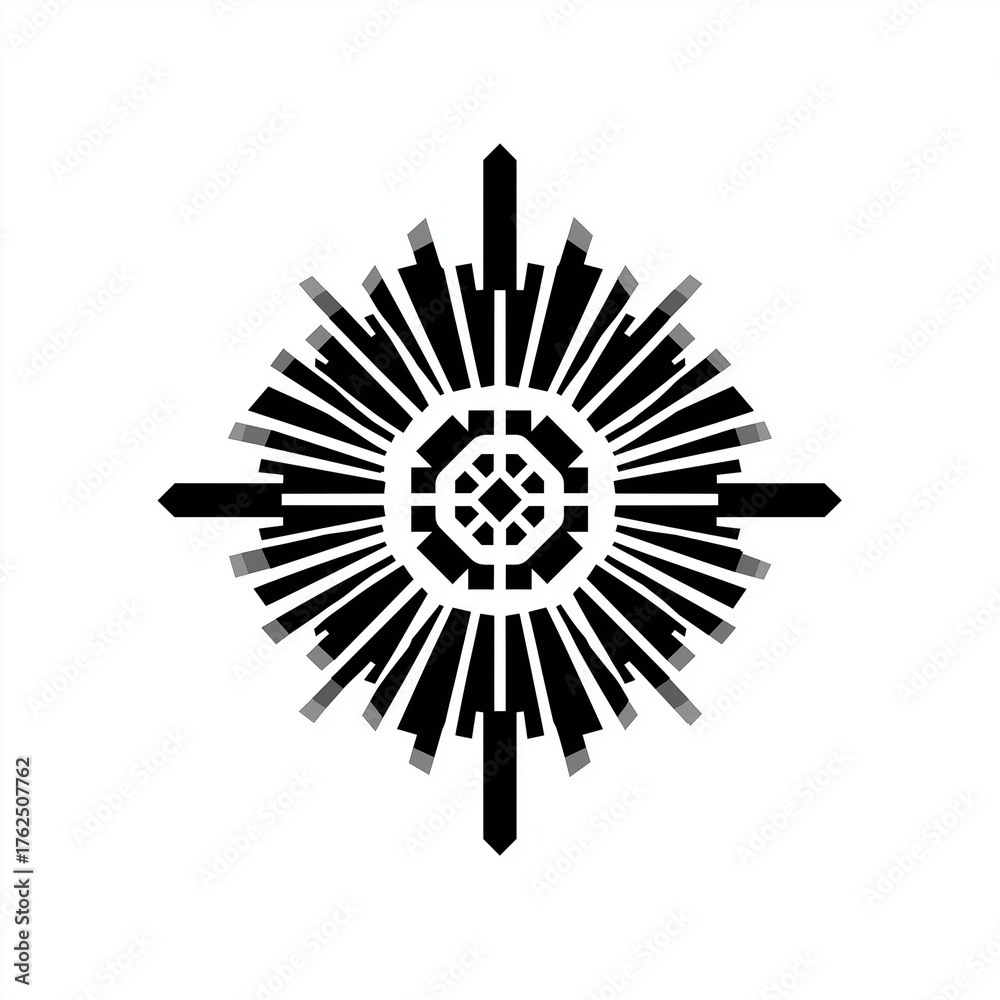 Obraz premium Badminton logo